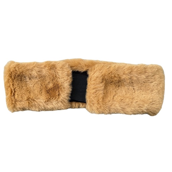 Brown Faux Fur Headband Head Wrap - Picture 5 of 12